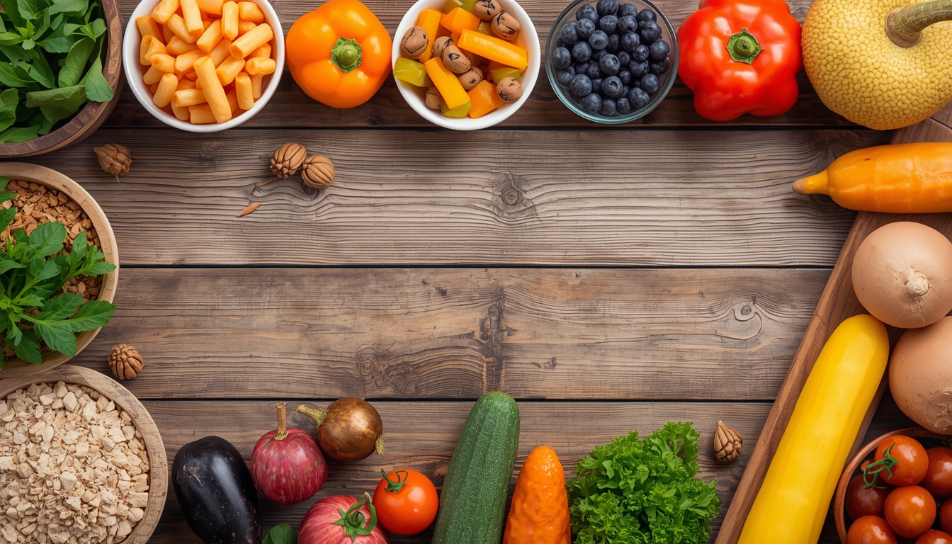 Nutrition education session with healthy food samples and resources